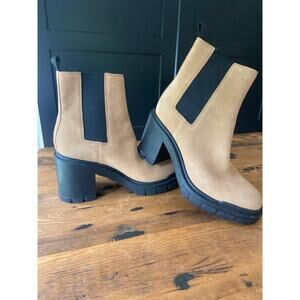 Marc Fisher Chunky Suede Boots Sz 6